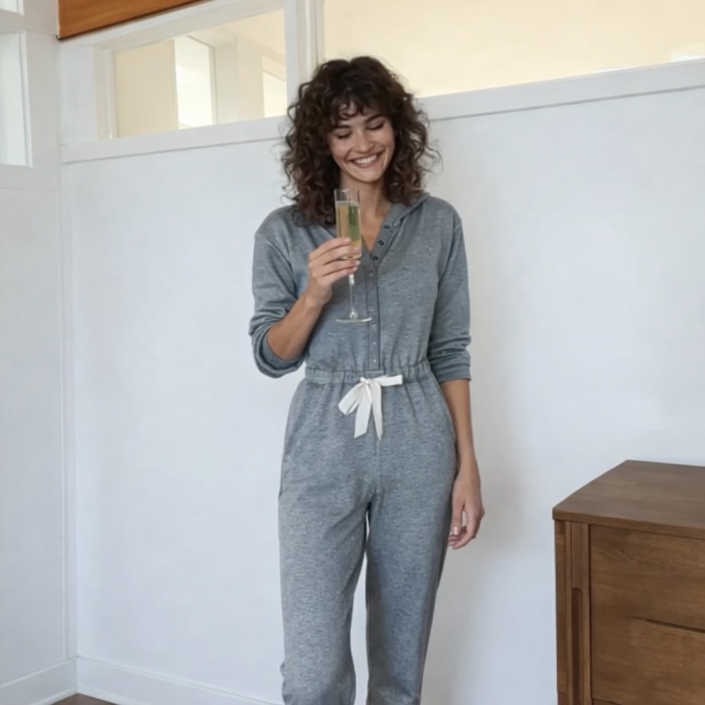 UpWest Heather Gray Women's Jumpsuit